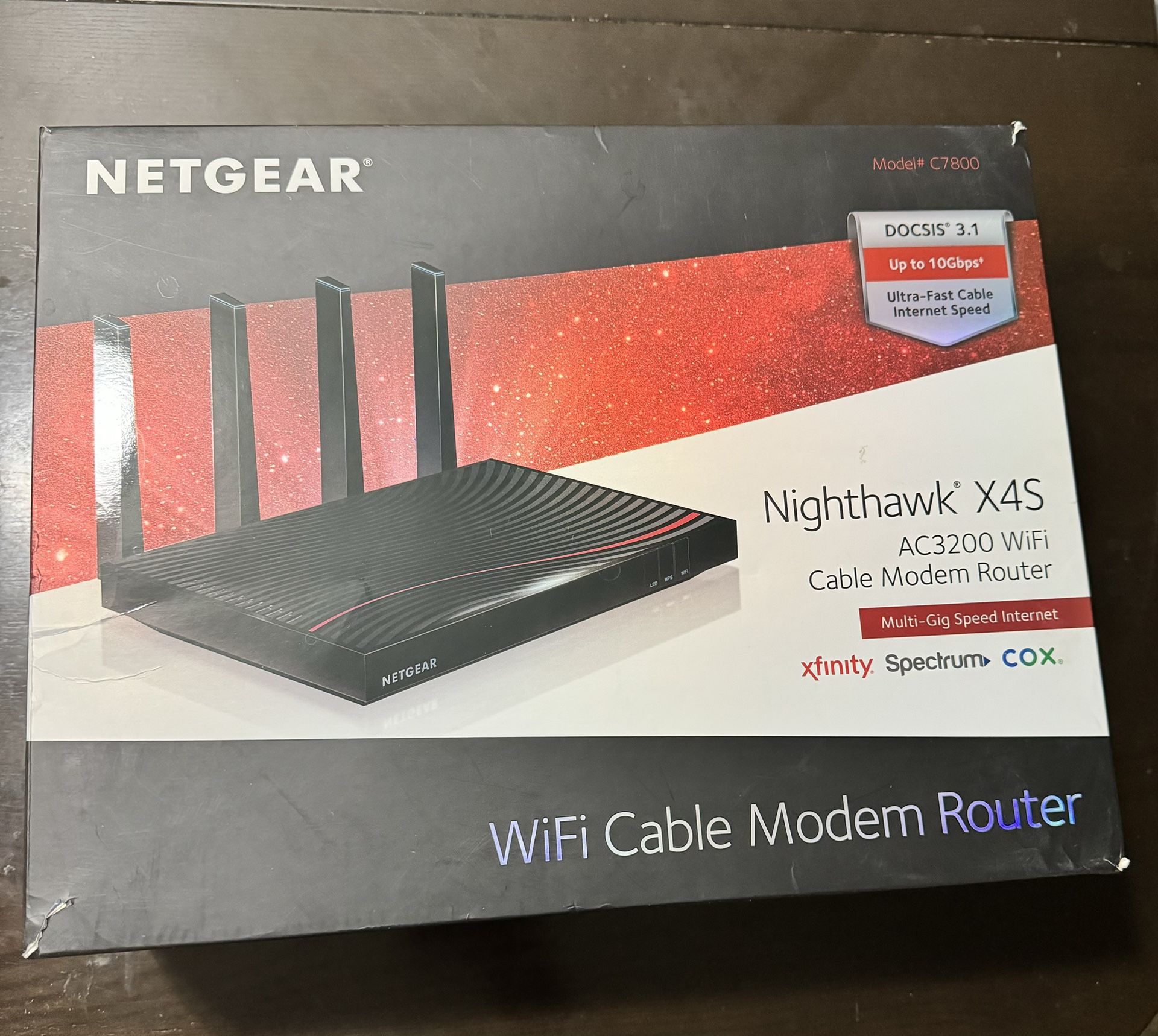 Netgear Nighthawk C7800 X4s Modem Router 