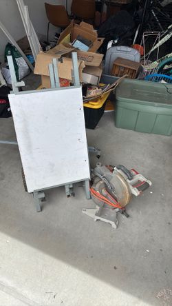 Ridgid Saw w/ mobile table