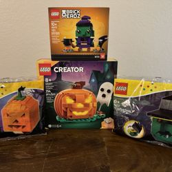 LEGO Pumpkin & Witch Halloween Bundle ~Brand New & Sealed~ Firm Price Pickup Only