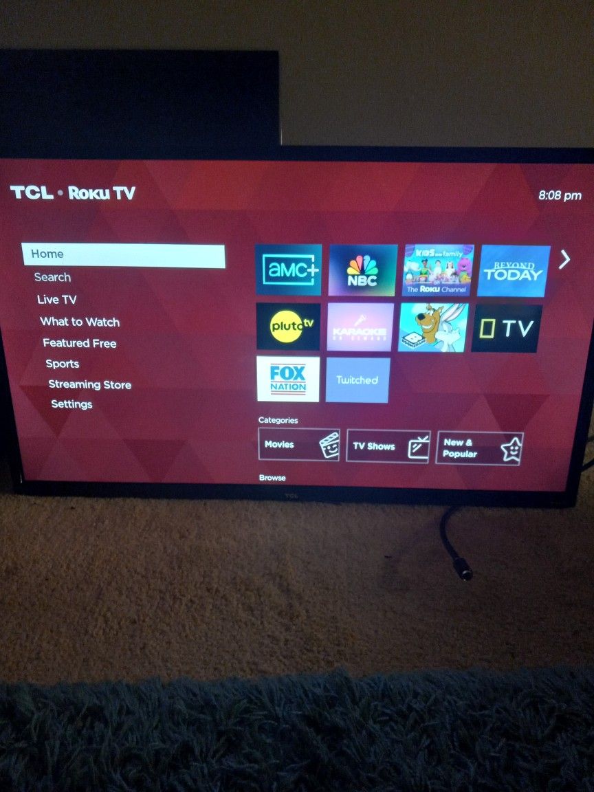 32' Inch Smart TV With Roku Tv.