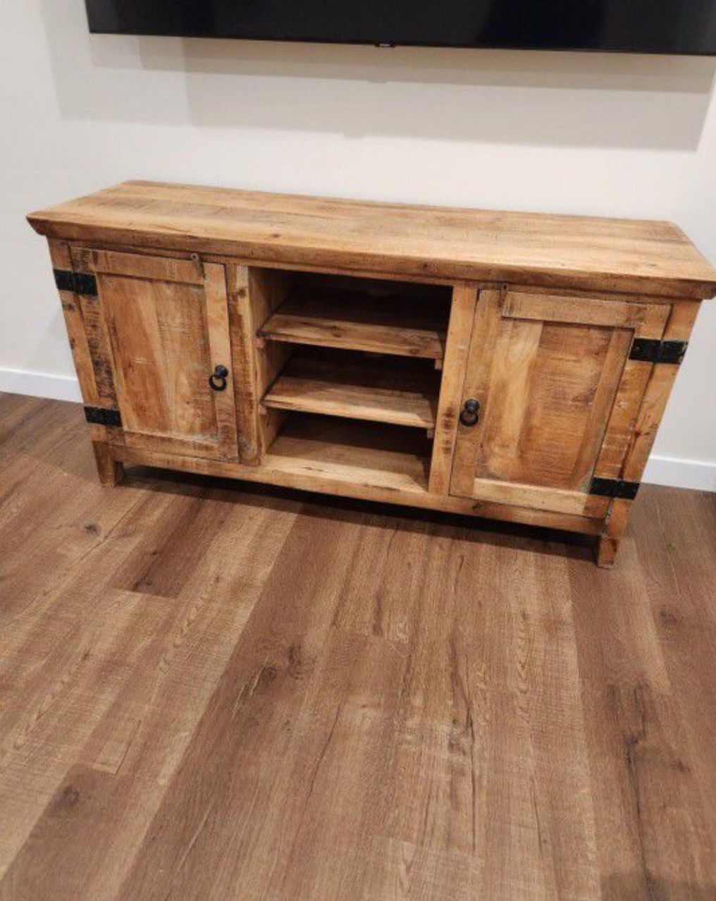 Wood TV Console Stand