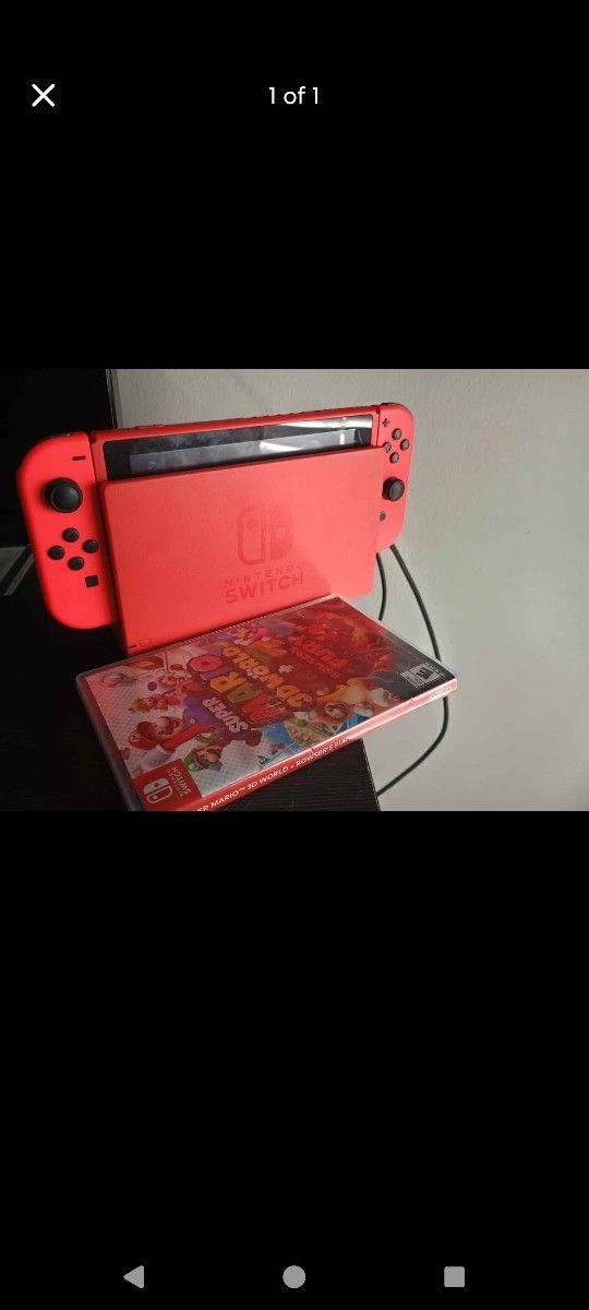 Limited Edition Red Mario Switch