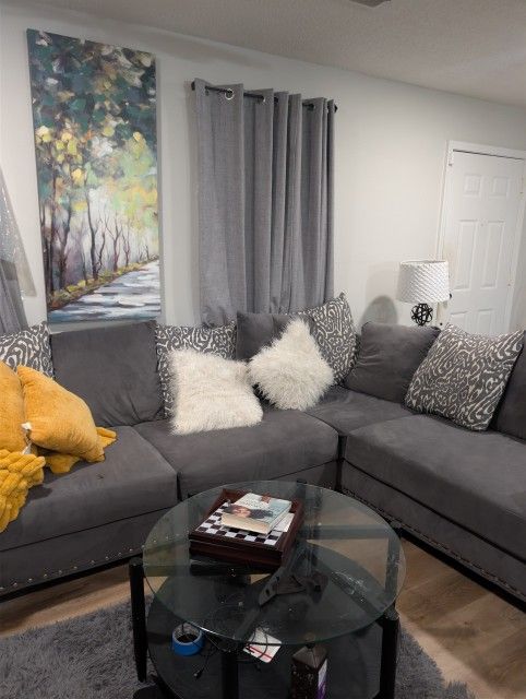 Sectional Couch Plus Coffee Table And End Tables