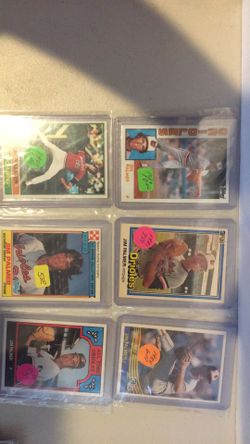 Jim Palmer six cards