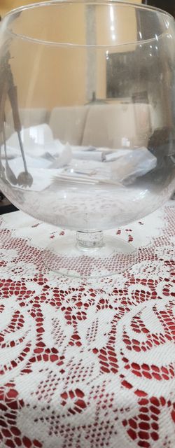 Glass Snifter Style Vase