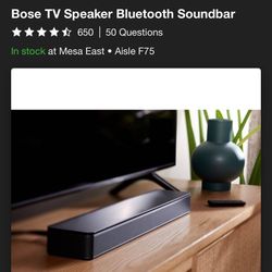 Bose Bluetooth Speaker/Soundbar