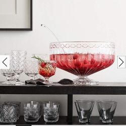 Antique Glass Punchbowls