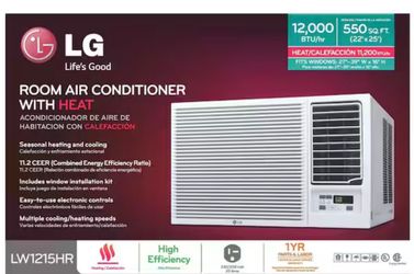 NEW LG Room A/C with Heat