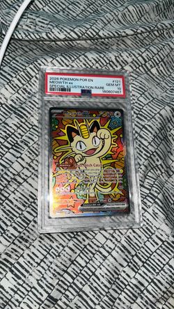 PSA 10 Meowth ex Special Illustration Rare #121