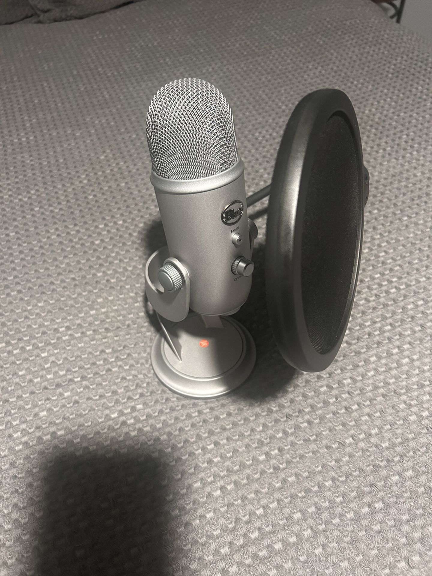 Blue Yeti Mic + Pop Filter!