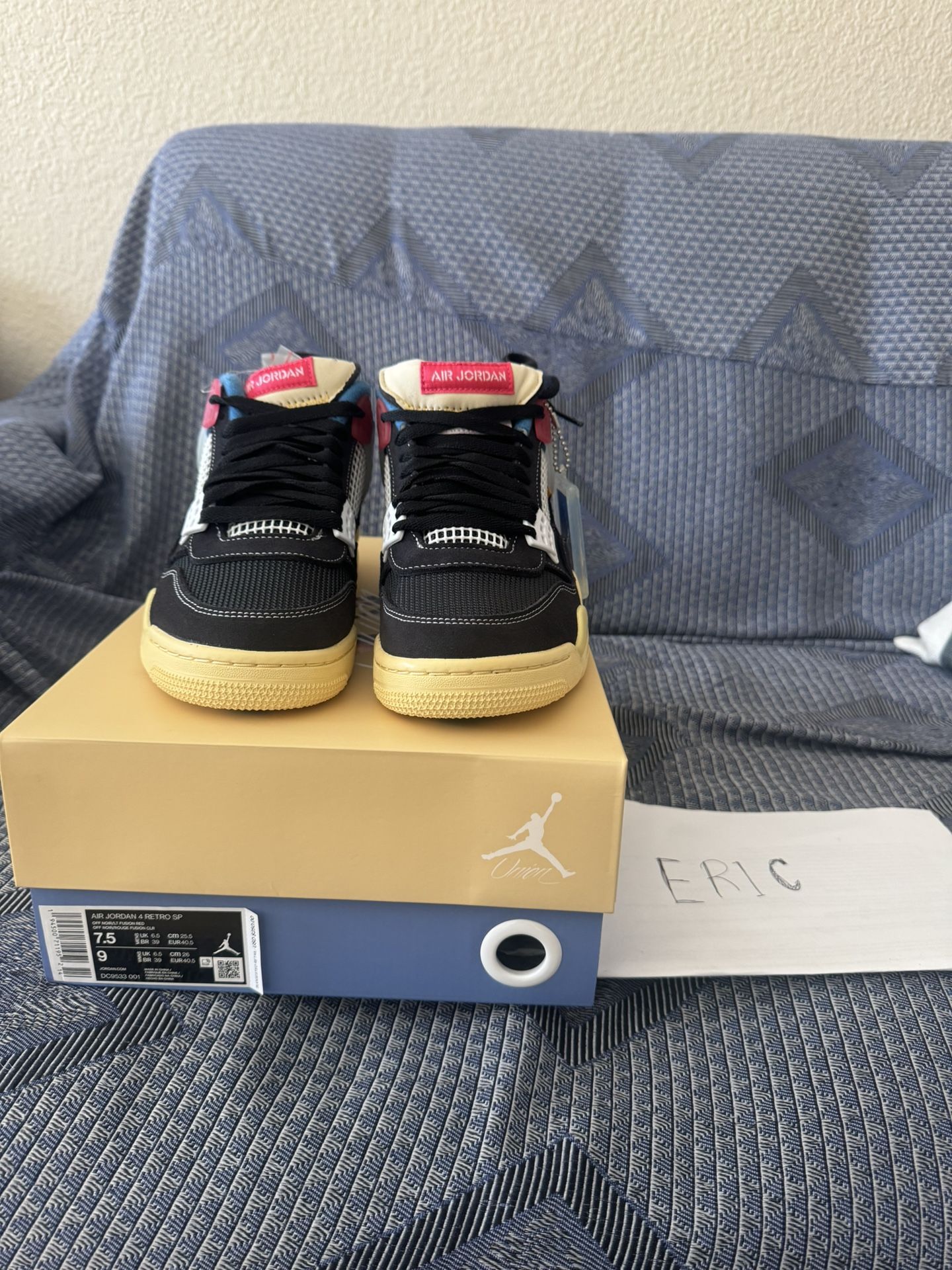 Jordan 4 X Union LA Size 7.5