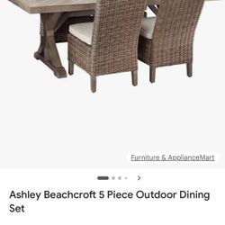 Ashley Beachcroft 5 Piece Outdoor Set