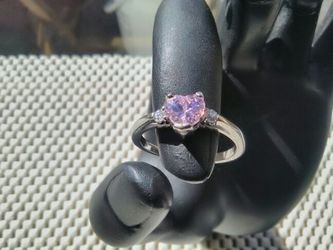 Sterling silver CZ size 8