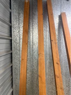 Lot of 4 Heavy-Duty Pressure-Treated 4x4 Wood Posts (8ft+ Taller)