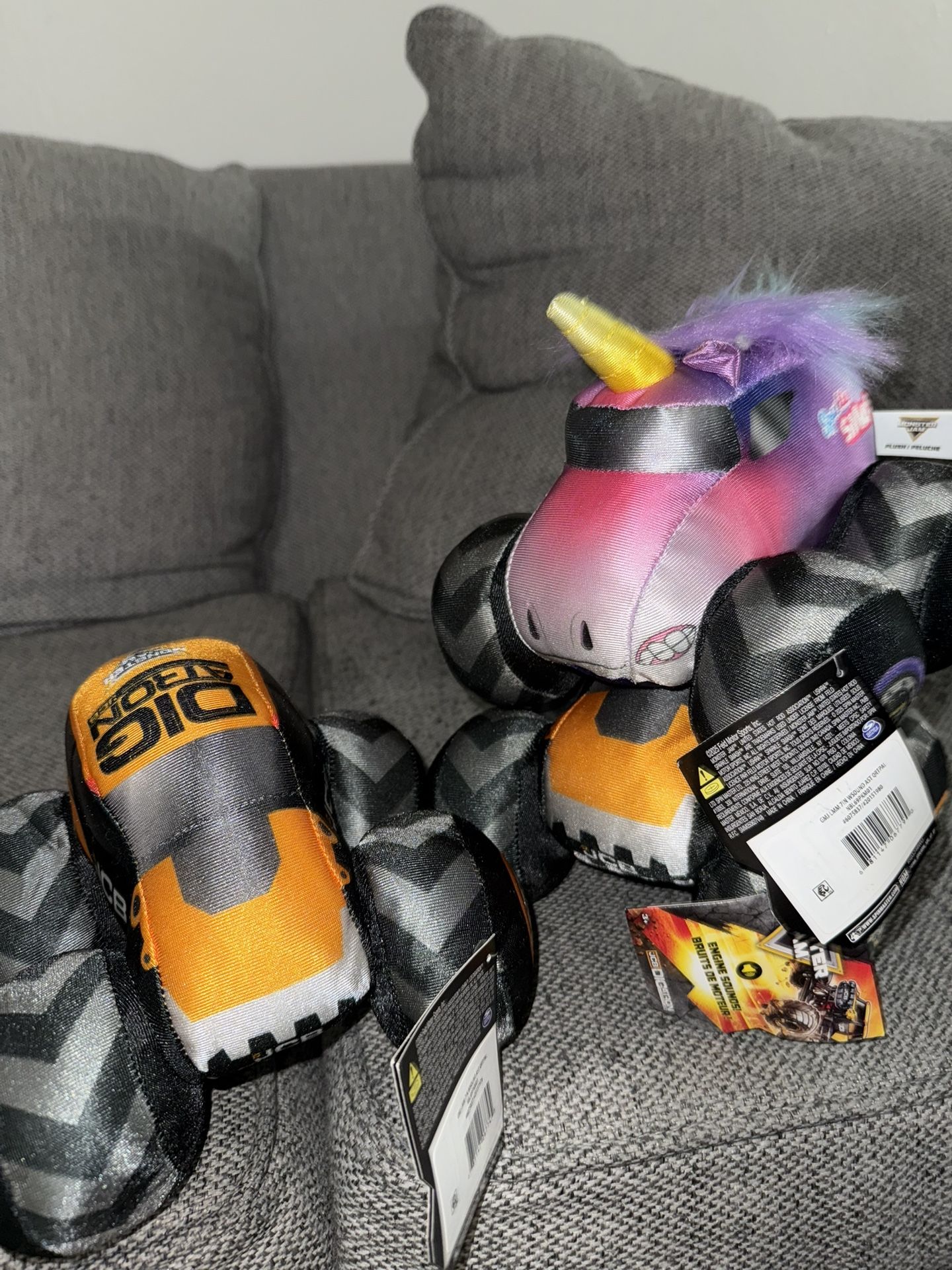 Monster Jam Plushies New Monster Trucks