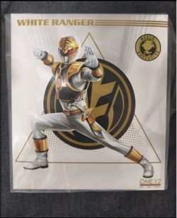 Mezco Toyz Mighty Morphin Power Rangers White Ranger 1/12 Action Figure New