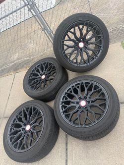 6 LUG RIMS AND TIRES