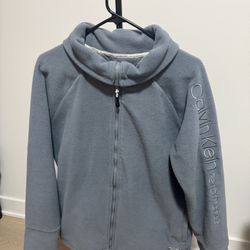 Calvin Klein Ladies' Performance Polar Fleece Grey Size Large