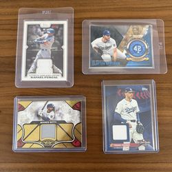 Dodgers Relic Card Lot