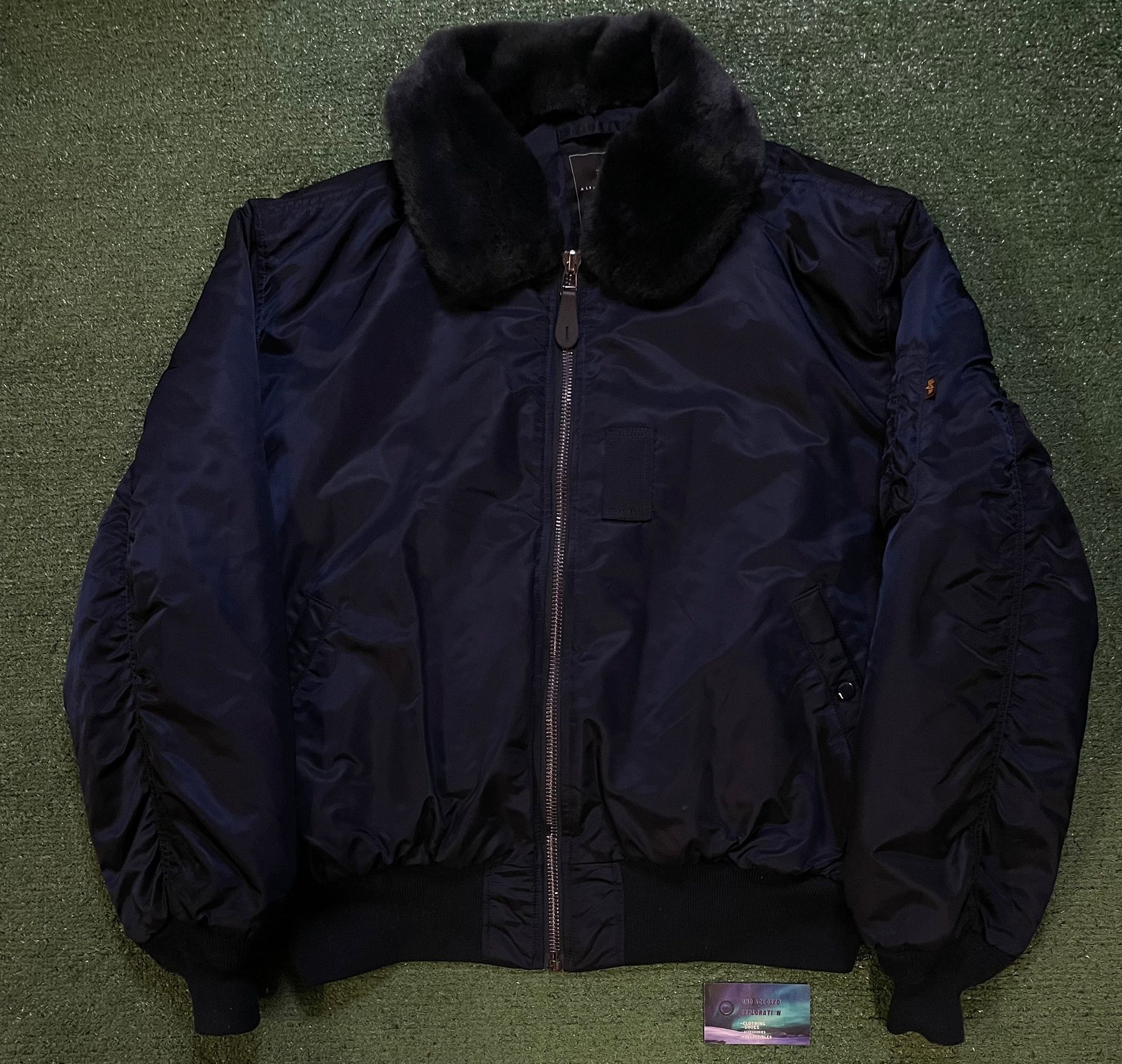 Vintage Alpha industries bomber navy jacket