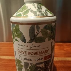 Fleur + Grace Olive Rosemary Hand Soap 21.5 oz