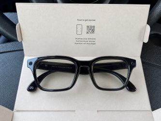 Meta Adventurer AI Smart Glasses - LARGE - Black - Clear Lens