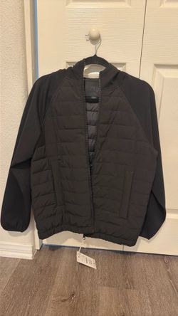 ZARA Kids Black Hooded Quilted Jacket Size 13–14 (164 cm) – New With Tags