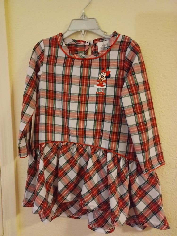 Brand New Baby Girls Size:3 Disney Minnie Nightgown Pajamas