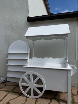 Treat wall and candy cart