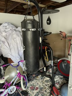 TKO Punching Bag w/ Speed Bad Attached.