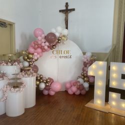 Sweet 15 Balloon Set-up 