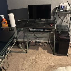 Glass Desk
