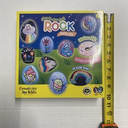 New Glow in the Dark Rock Painting Kit for Kids Arts & Crafts