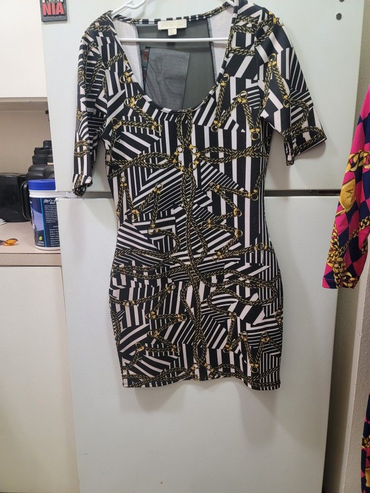Black Nad White Dress