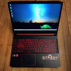 Acer 16" Gaming Laptop AMD Ryzen 5 CPU 16 GB RAM 512 GB SSD 1080P LCD ATI Radeon RX 560x Webcam USB C Port Windows 10 