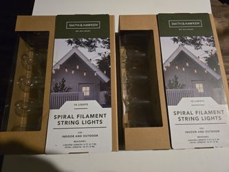2 brand new boxes of outdoor patio string lights