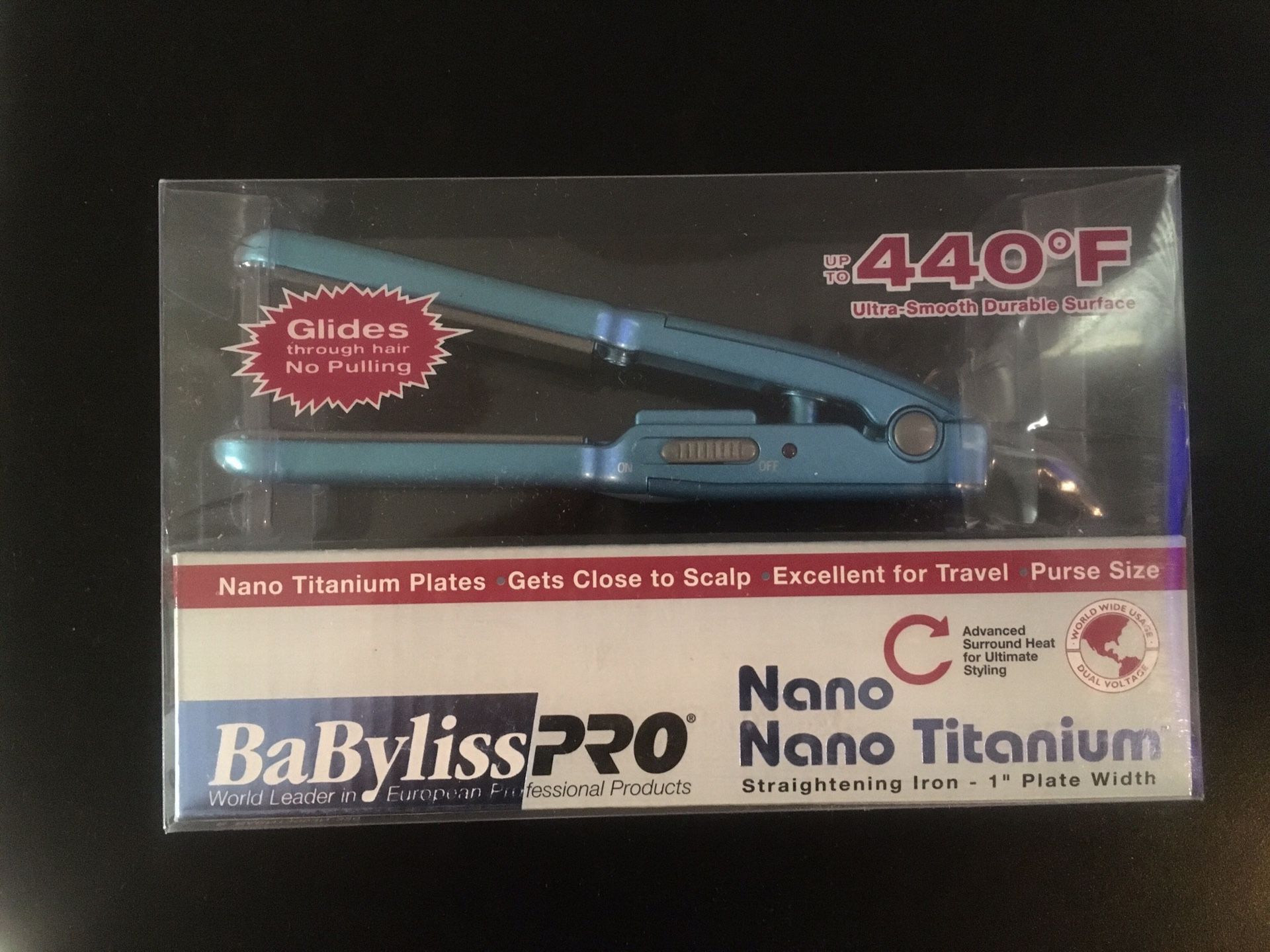 Babyliss Pro Nano titanium straightener 1”