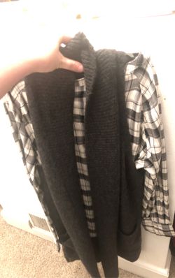 Ann Taylor loft top and fleece