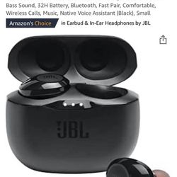New in box. JBL wireless earbuds, Bluetooth. Pickup in Kirkwood. POOS 