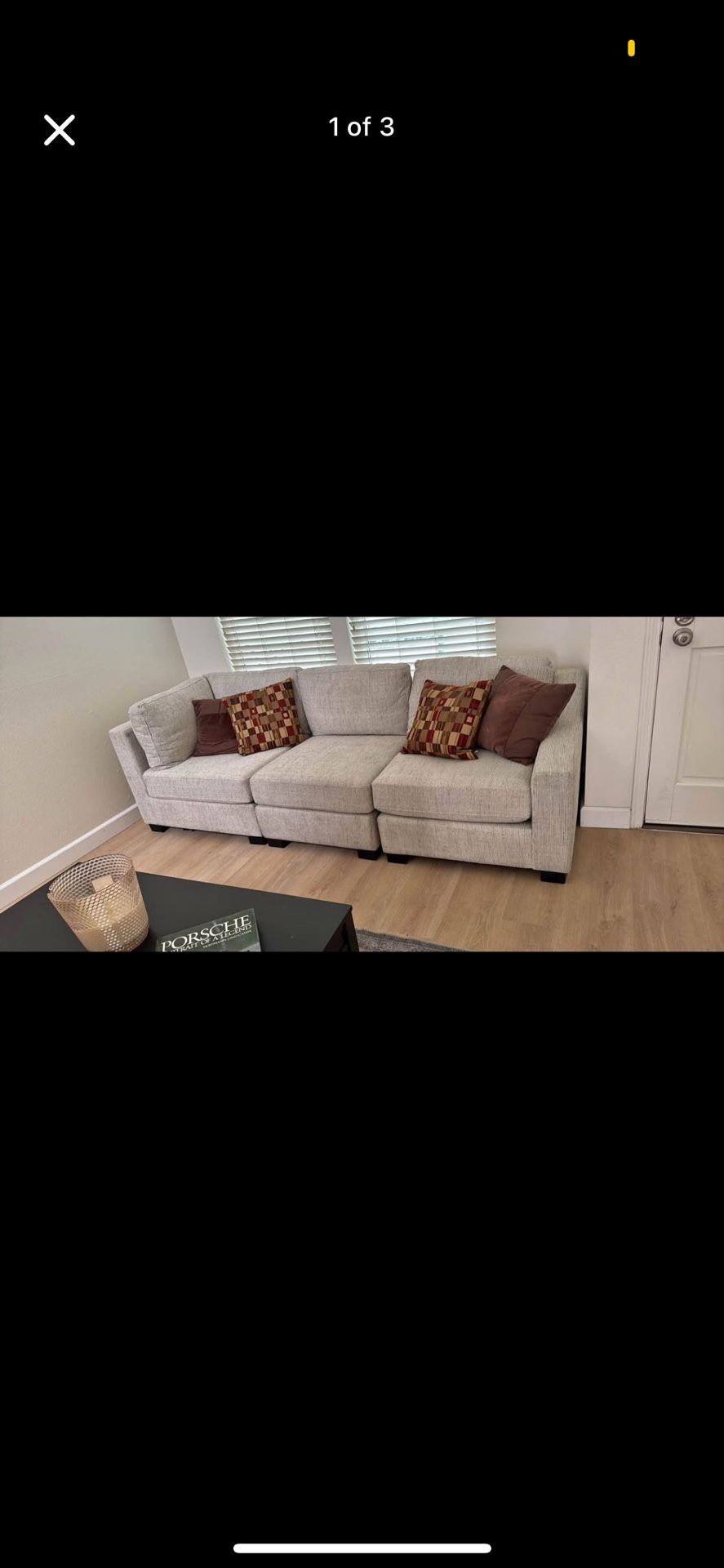 3 Piece Sectional Couch