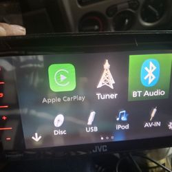 STEREO JVC CD DVD AUX USB BLUETOOTH NAVEGACIÓN NAVIGATOR APLE CAR PLAY ANDROID GOOD CONDICIÓN ABLO ESPAÑOL 