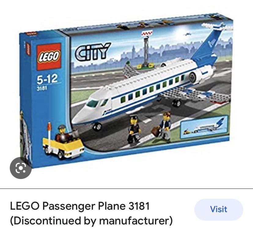 Lego City Passenger Plane #3181