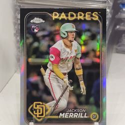 Jackson merrill topps chrome refractor padres rookie