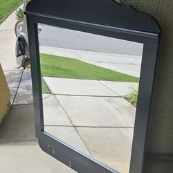 Big Heavy Dresser Black Mirror