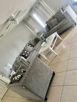 Living room set with tables
