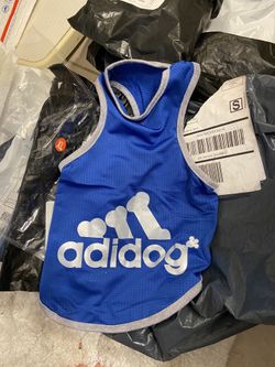 Adidog. Adidas Blue size Medium tank top