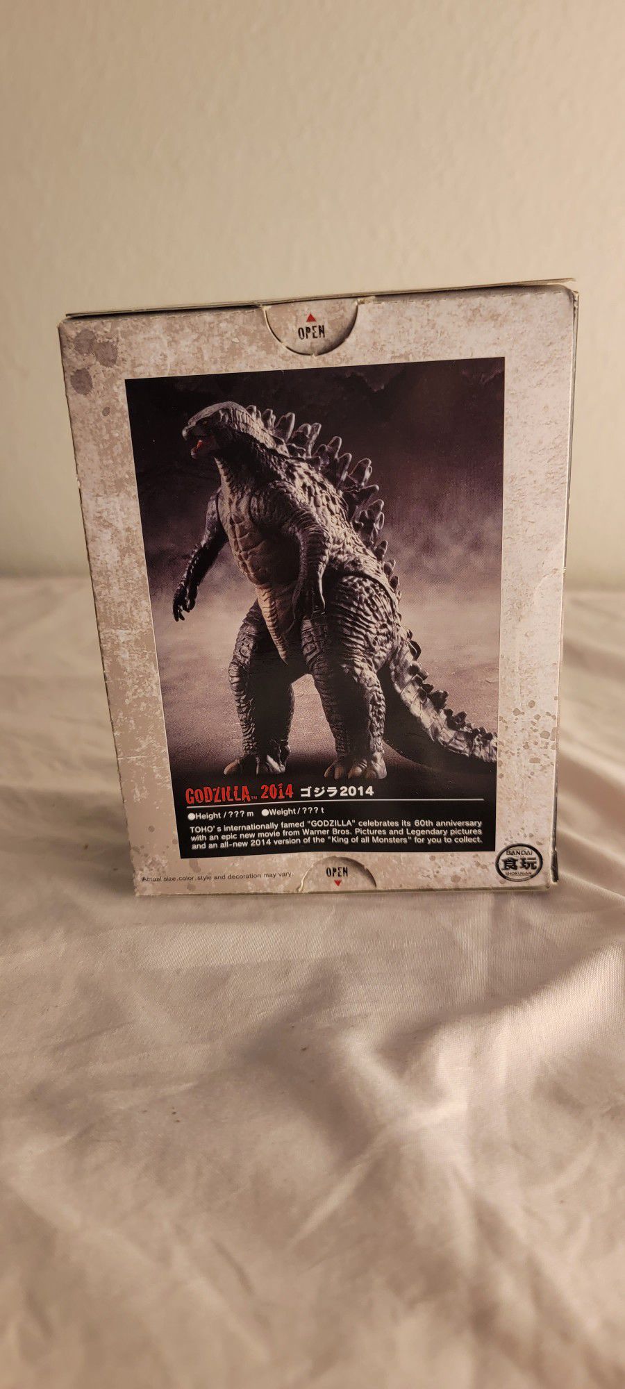 Godzilla 2014 Collectible Japanese Figure 60th Anniversary