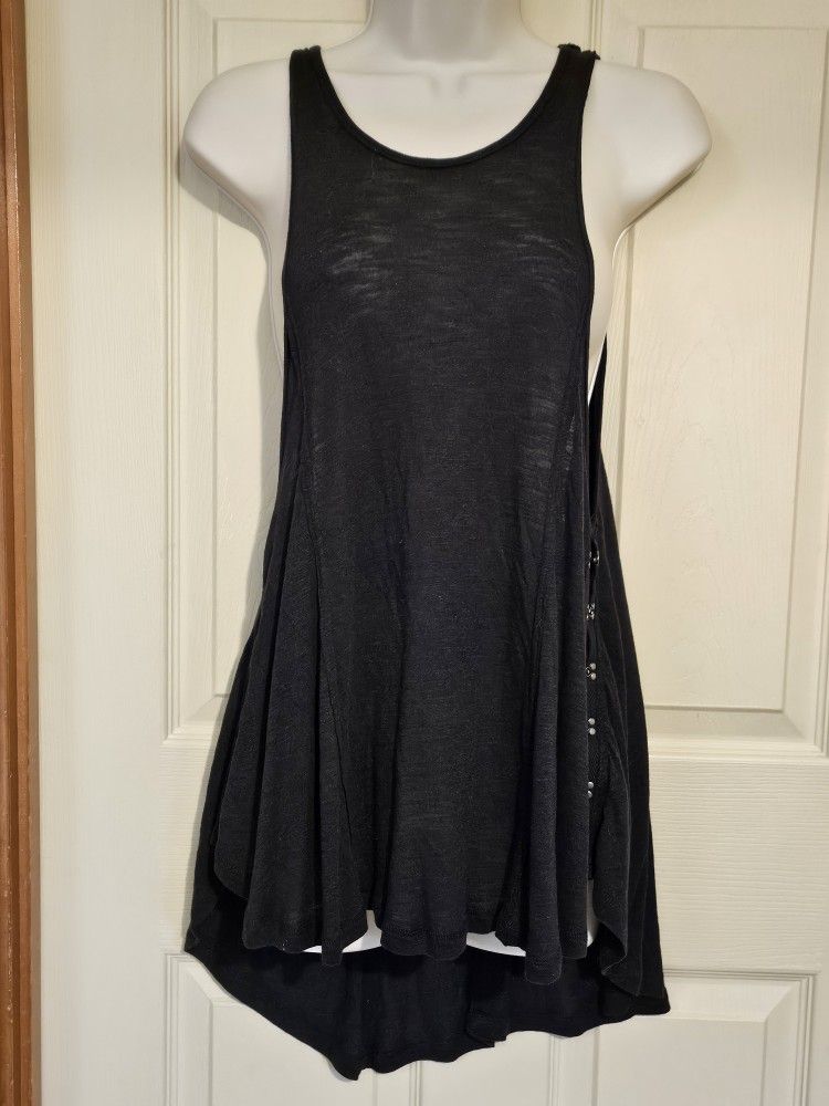 Boho/Gypsy Black Tank Dress (S/P)
