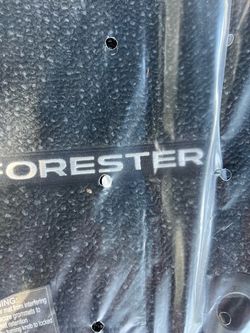 2005 Forrester car mats brand new 2005 Forrester car mats brand new