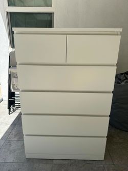 White dresser drawer